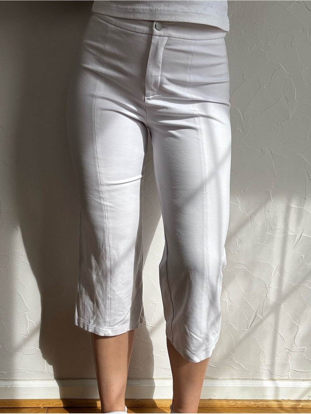 Lysse White Cropped Pants